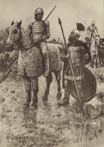 Le Cataphractus ou Cavalier blindé - after Amedee Forestier