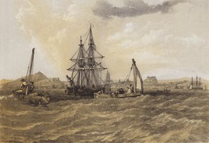 Édimbourg depuis le Firth of Forth - after C. Stanfield