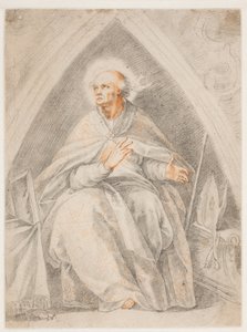 Saint Grégoire assis - after Cavalier d