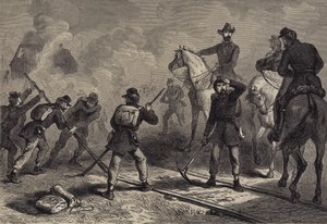 La Marche de Sherman vers la Mer - after Felix Octavius Carr Darley