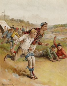 Une course à trois jambes - after Frank Feller