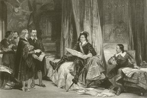 Cromwell conférant avec les Avocats - after George Cattermole