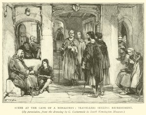 Scène à la porte d