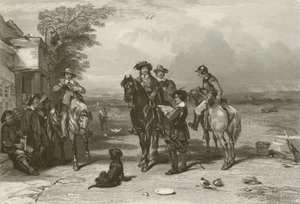 Le Roi en route vers les Écossais