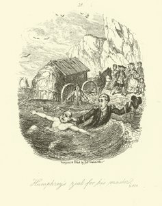 Illustration pour Humphry Clinker de Tobias Smollett