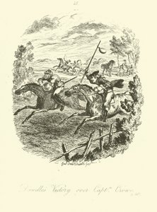Illustration pour Launcelot Greaves de Tobias Smollett - after George Cruikshank