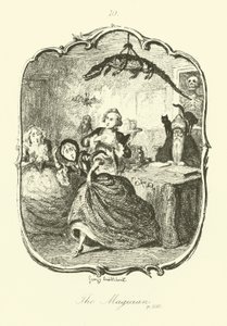 Illustration pour Peregrine Pickle de Tobias Smollett - after George Cruikshank