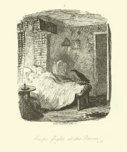 Illustration pour Roderick Random de Tobias Smollett - after George Cruikshank