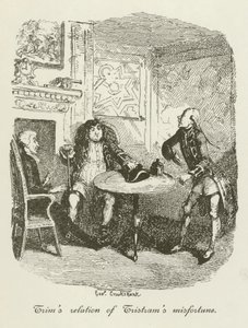 Illustration pour Tristram Shandy - after George Cruikshank