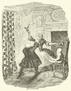 Illustration pour Tristram Shandy - after George Cruikshank