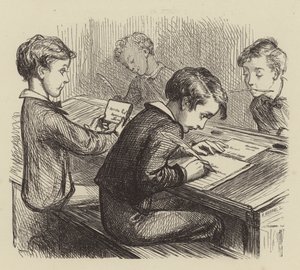 La lettre à la maison - after George Housman Thomas