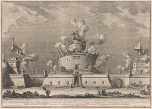 La Prima Macchina pour la Chinea de 1759 : Une forteresse