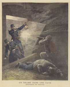 Une fusillade dans une cave - after Henri Meyer