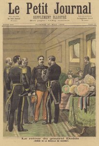 Le général Dodds recevant la médaille du Dahomey à son retour en France - after Henri Meyer