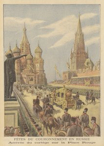Le couronnement du tsar Nicolas II et de la tsarine Alexandra de Russie - after Henri Meyer