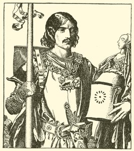 Sir Launcelot du Lac - after Howard Pyle