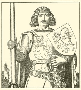 Sir Tristram de Lyonesse - after Howard Pyle