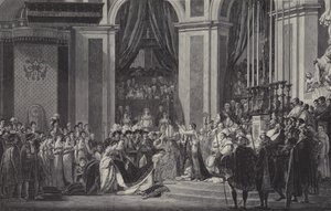 Le Couronnement de Napoléon comme Empereur des Français à Notre-Dame de Paris, 1804 - after Jacques Louis David
