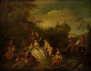 Le Cadeau des Pêcheurs - after Jean Baptiste Joseph Pater