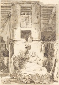 Le muletier - after Jean Honoré Fragonard