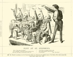 Souffler à St Stephens - after John Tenniel
