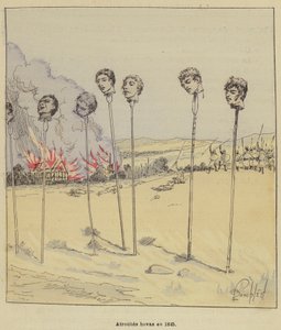 Atrocités hovas en 1845 - after Louis Charles Bombled