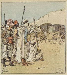 Cette voiture étonnait fort les Arabes