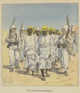 Convoi de Malgaches réquisitionnés - after Louis Charles Bombled