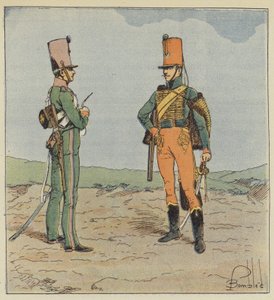 Éclaireur et chasseur à cheval, Jeune garde 1813-1815