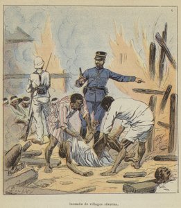 Incendie de villages révoltés