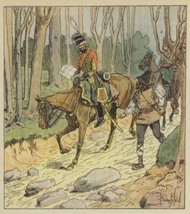 Le général Stengel était un excellent officier de hussards - after Louis Charles Bombled