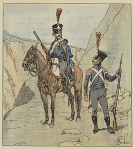 Les provinces limitrophes des Turcs avaient des régiments croates - after Louis Charles Bombled