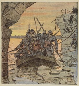 Les volontaires de Cathelineau passent la Loire à Châteauneuf