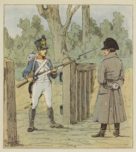 On ne passe pas!!! - after Louis Charles Bombled