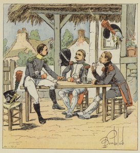 Voltigeur, chasseur à pied et sapeur du génie - after Louis Charles Bombled