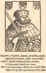 Jean Frédéric le Magnanime, en robes électorales (gauche)
