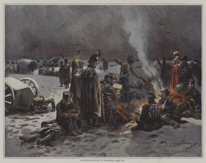 Un bivouac dans un bourbier - after Maurice Henri Orange