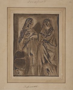 Deux matrones romaines debout, l