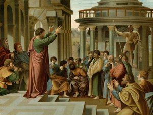 Paul prêche à Athènes