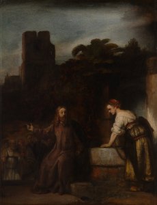 Le Christ et la femme de Samarie, vers 1655