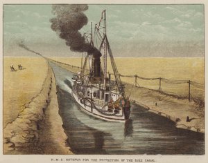 HMS Hotspur pour la protection du canal de Suez