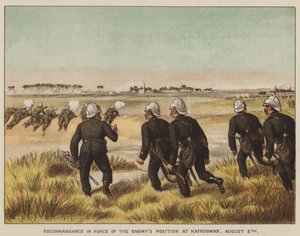 Reconnaissance en force de la position ennemie à Kafrdowar, 5 août