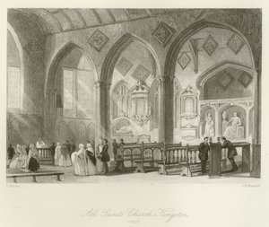 Église All Saints, Kingston, 1840