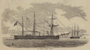 La batterie flottante Glatton - after Thomas Harrington Wilson