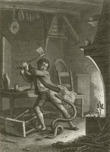 Le Villageois et Le Serpent
