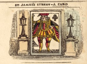 Rue St James, une carte - after William Heath