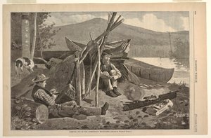 Camping dans les montagnes Adirondack