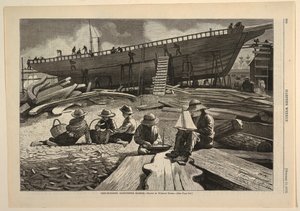 Construction navale, port de Gloucester, de Harper