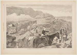 Le sommet du mont Washington - after Winslow Homer