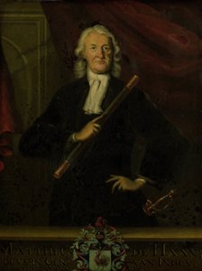 Portrait de Mattheus de Haan, gouverneur général des Indes orientales néerlandaises - anonymous (copy after)